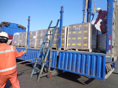 shipment for the steel plate